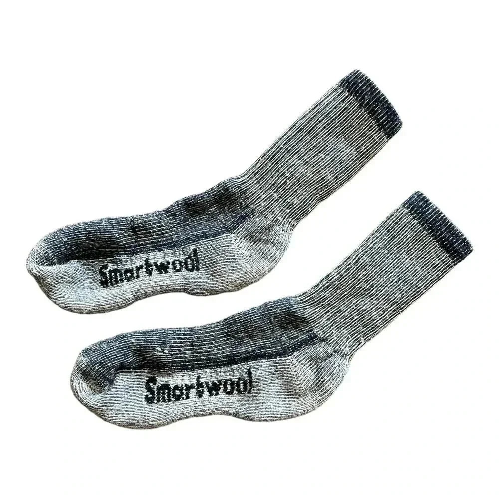 Smartwool Gray Hike Light Crew Socks Kids